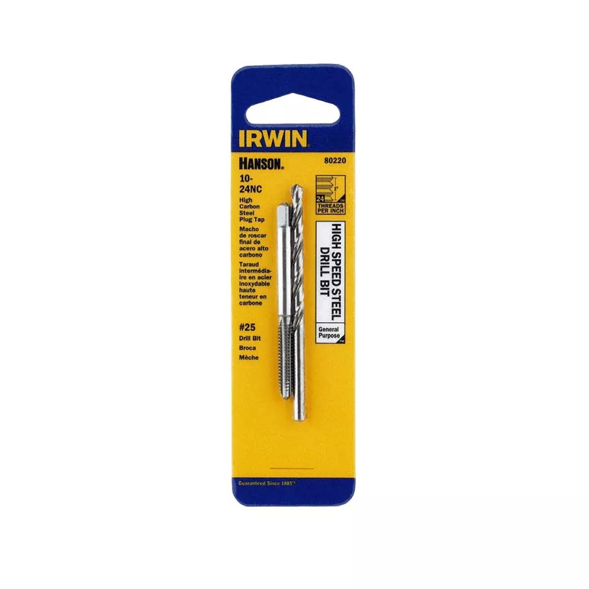 10-24 Tap + No.25 Drill HAN80220 Hanson