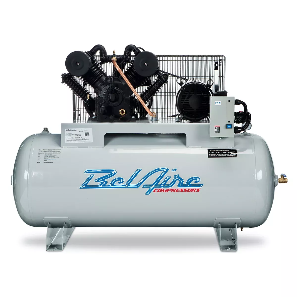 10HP 120 Gallon Case Iron Series Compressor IMC6312H BelAire Compressors