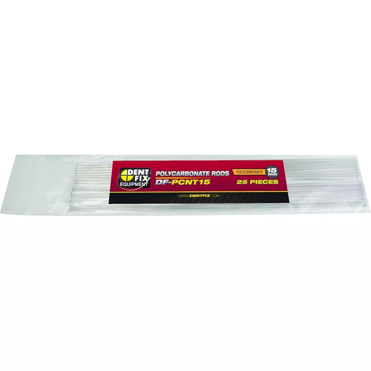 25PK 15mm Poly Plastic Rods DENDF-PCNT15 Dent Fix