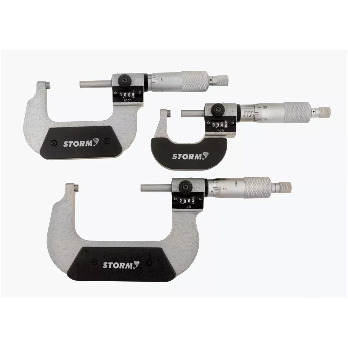 3 Piece Metric Micrometer Set CEN3M213 Central Tools