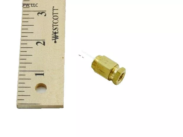 BASO Y90AA-3225 1/4 Inch Compression Coupling Inlet Fitting with 0.025 Inch Orifice for Natural Gas