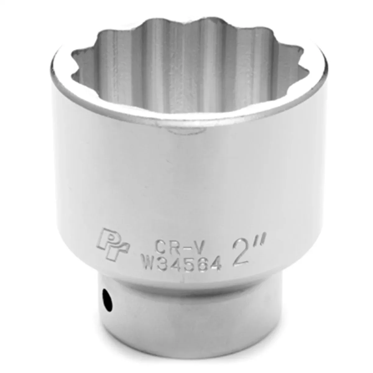 Chrome Socket, 3/4 Drive, 2", 12 Point, Shallow WLMW34564 Wilmar Corp. / Performance Tool
