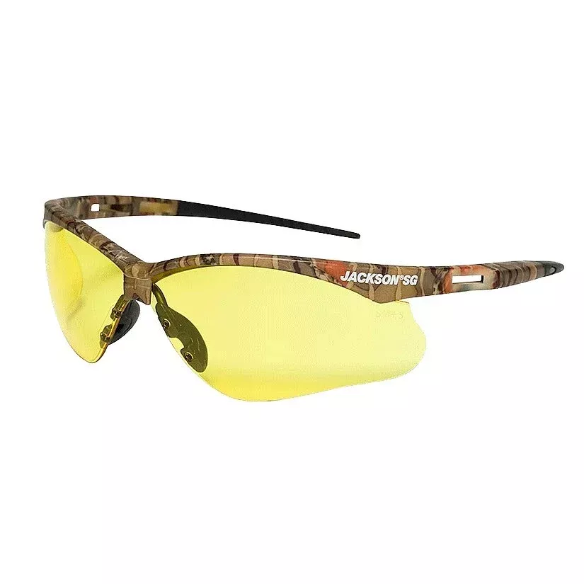 Jackson Safety 50013 SG Safety Glasses Customizable Amber