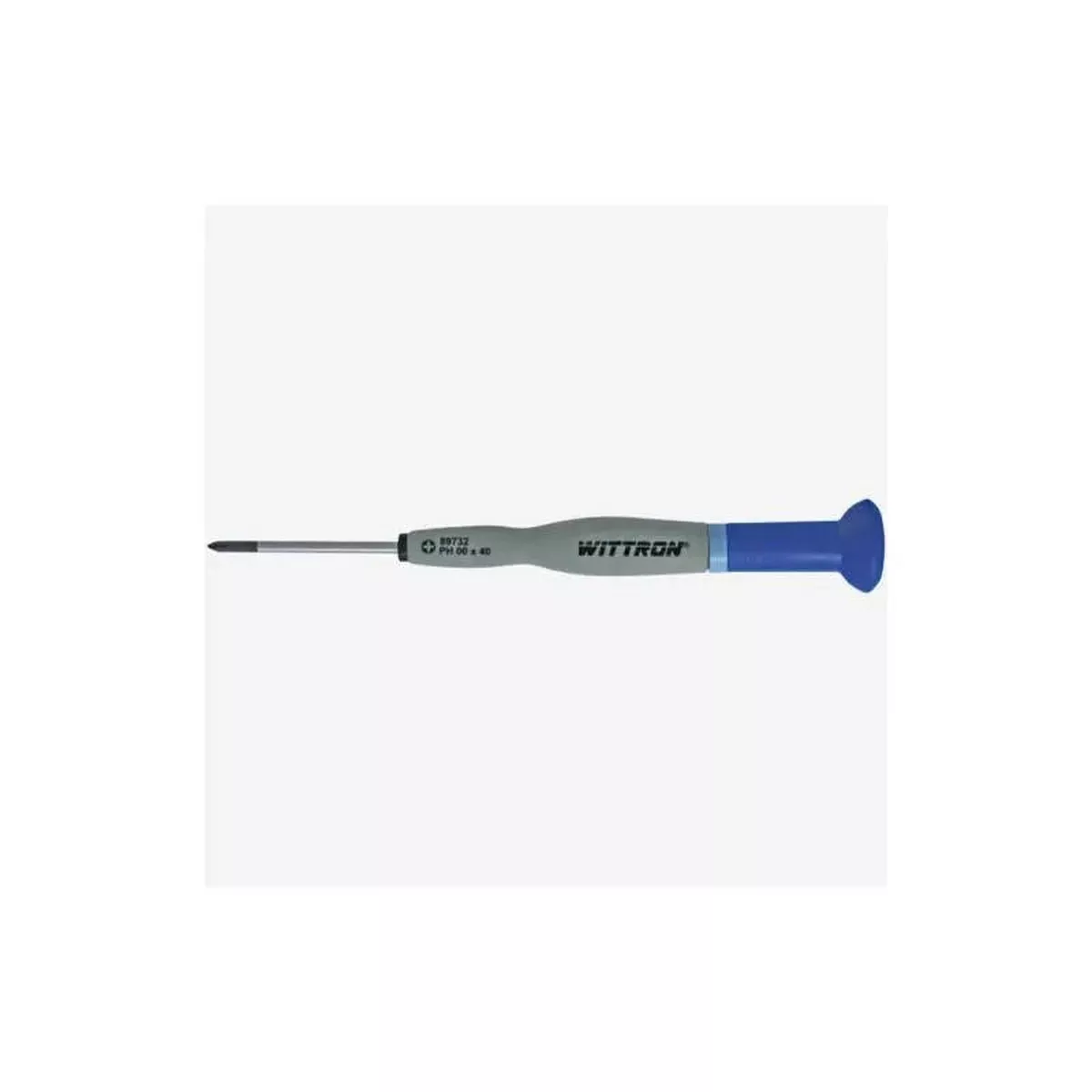 Knipex Wittron Precision Phillips Screwdriver, PH0 x 60mm - KN 9T 89733