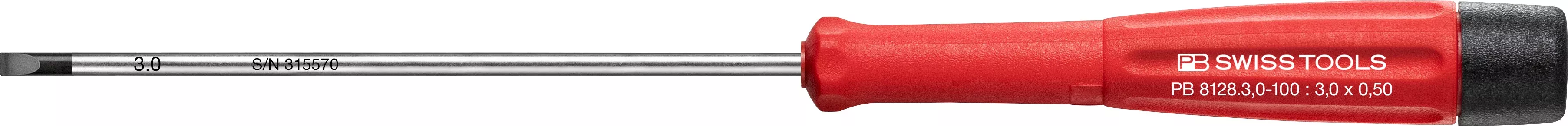 PB Swiss Electronics Slotted Screwdriver 3.0 x 100mm