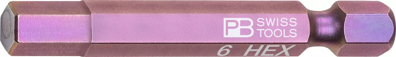 PB Swiss PrecisionBit Design E 6.3 (1/4") for Hex Socket Screws 6mm