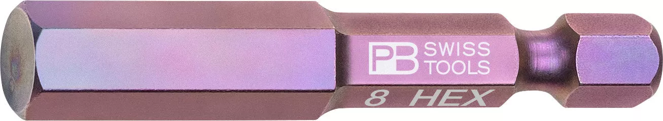 PB Swiss PrecisionBit Design E 6.3 (1/4") for Hex Socket Screws 8mm