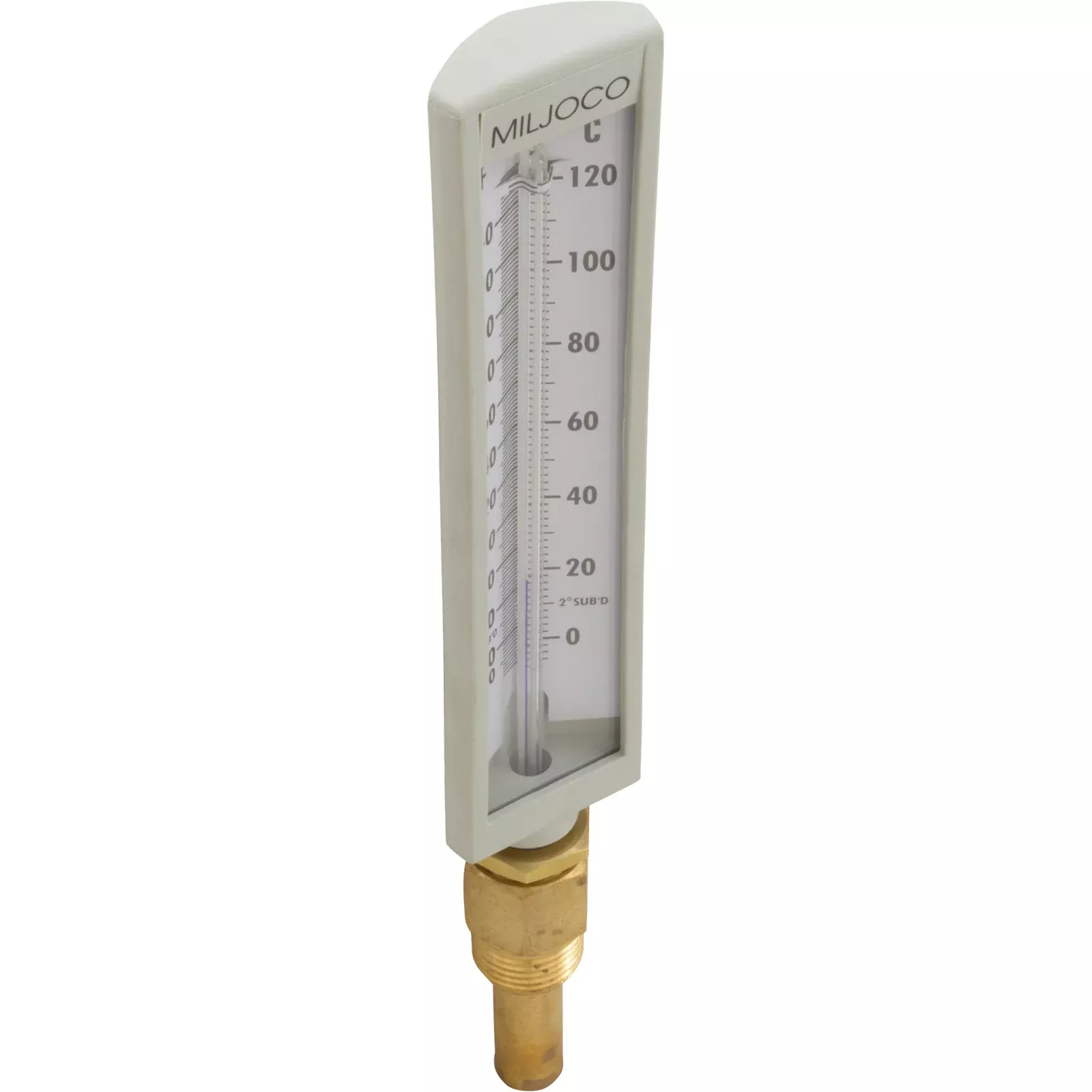 Raypak 600133 Thermometer Brass Vertical