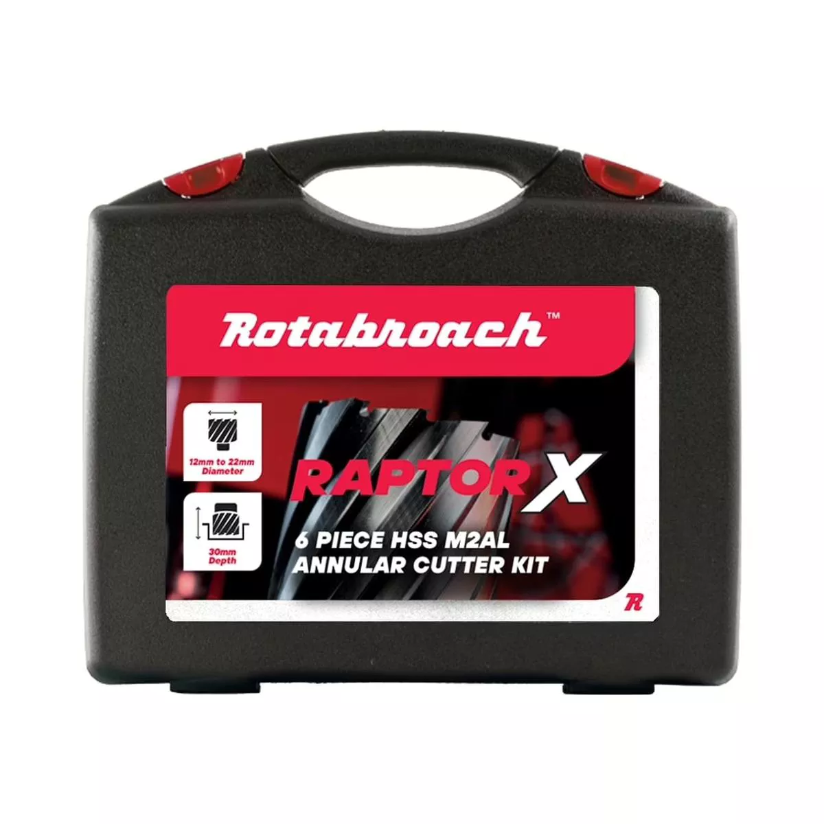 Rotabroach HSS & TCT Annular Cutter Kit 6 PCE 12-22MM RAPX1222KIT