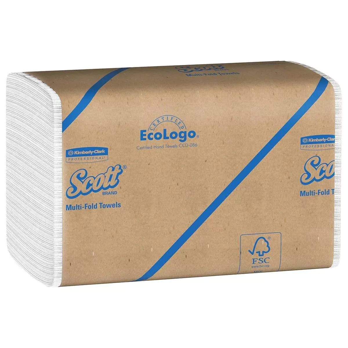 Scott 01804 Essential Multifold Paper Towels 16 Packs 250 Towels per Pack Replacement 1804