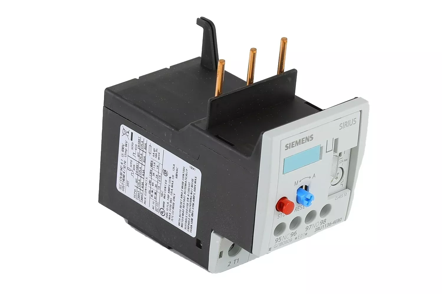 Siemens Industrial Controls 3Ru1136-4Eb0 - 22-32Amp Overload Relay