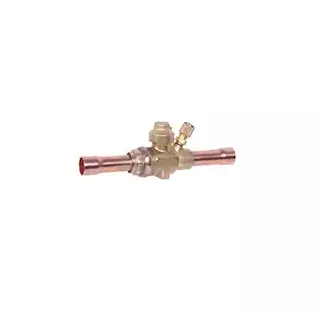 Sporlan EBVP-1070 Brass Ball Valve With Access Fitting 7/8 in. ODF