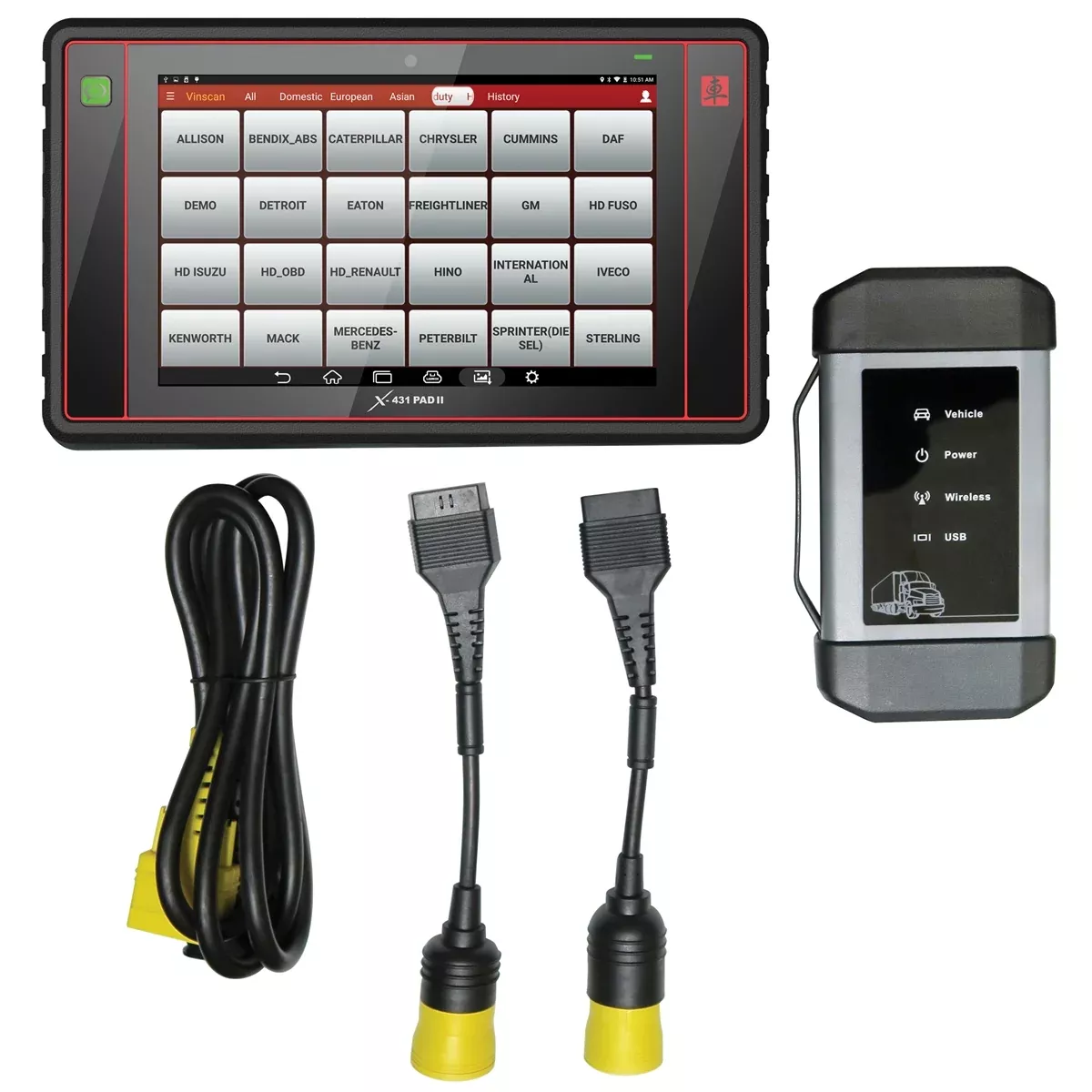 X-431 Pad II HD III LAU301180524 LAUNCH TECH USA